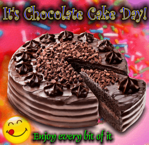 Enjoy Your Chocolate Cake!