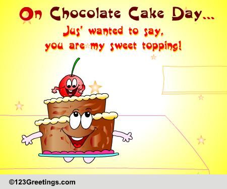 My Sweet Chocolate Topping!