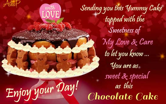 Send Chocolate Cake Day Greetings!