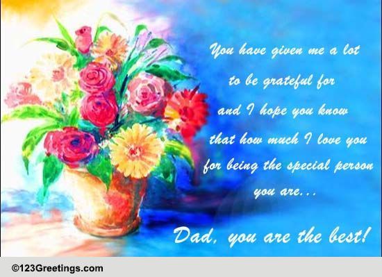  Dad, You Are Best!