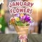 Floral Hug To Wish Happy January.