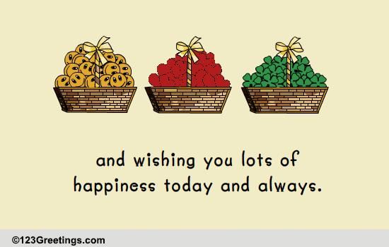 Smiles, Love And Luck For Your Friend.