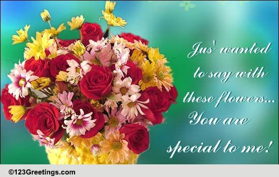 You Are Special... Free Flower Basket Day eCards, Greeting Cards | 123 ...