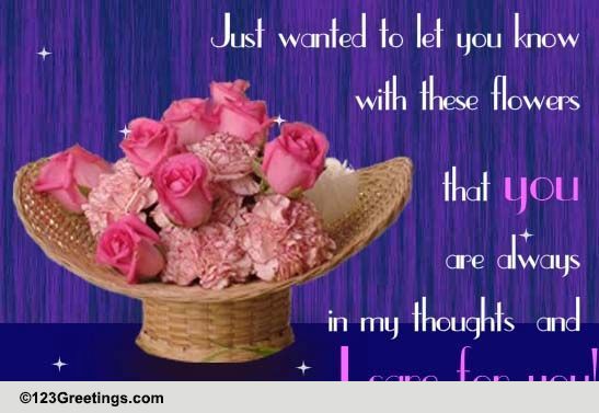 I Care For You...