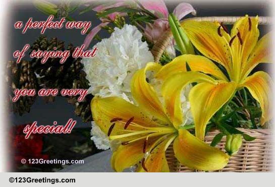 You Are Very Special!