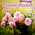 Welcome January With Pink Rose Basket!