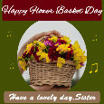 Flower Basket Day, Yellow.