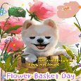 Best Wishes On Flower Basket Day.