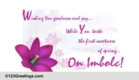 Send Warm Imbolc Blessings!