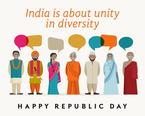 Different Faces, One Nation. Free Republic Day (India) eCards | 123 ...