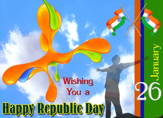 A Happy Republic Day Card.