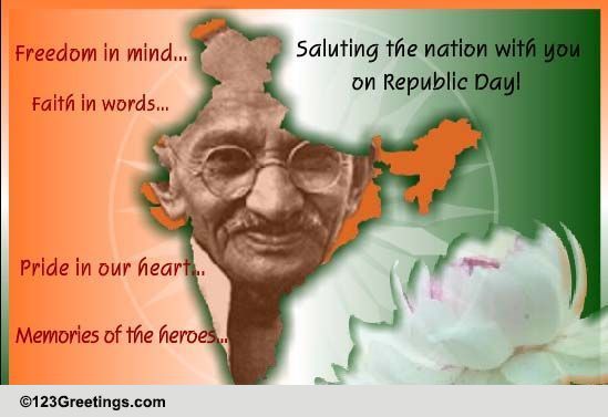 Saluting The Nation...