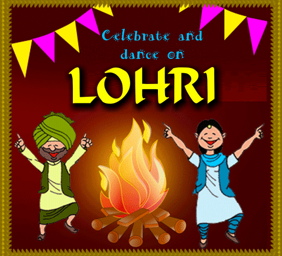 Celebrate And Dance On Lohri.