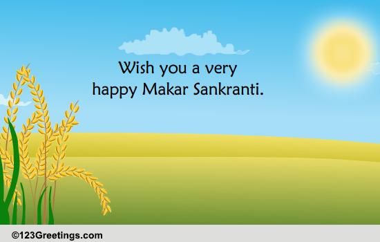 Warm Makar Sankranti Wishes...