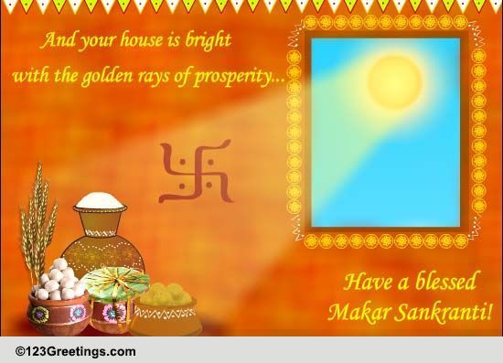 Blessed Makar Sankranti...