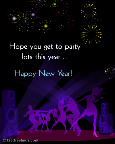 Cool New Year Wish For Friends...