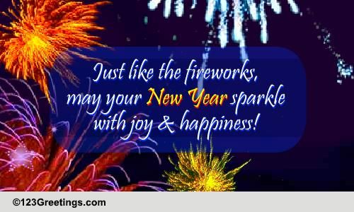 Wishing U Joy 'N Happiness... Free Fireworks eCards, Greeting Cards ...