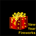 Wishing New Year With Fireworks.