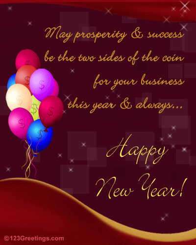 New Year Business Greeting...
