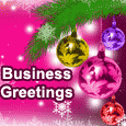 Business Greetings On New Year.