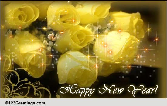 New Year Bouquet Of Warm Wishes.