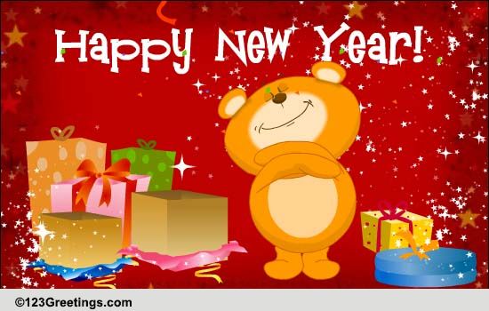 Cute Fun New Year Wish.