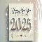 Elegant New Year 2025 Greeting Card.