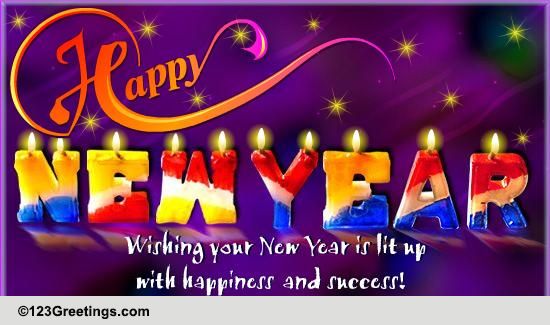 Bright New Year Wish Free Happy New Year eCards Bright New Year Wish Free Happy New Year eCards