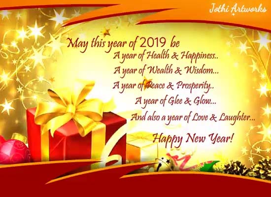 new year greeting card templates free download