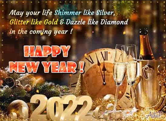 Shine Like Gold In New Year! Free Happy New Year eCards, Greeting Cards ...