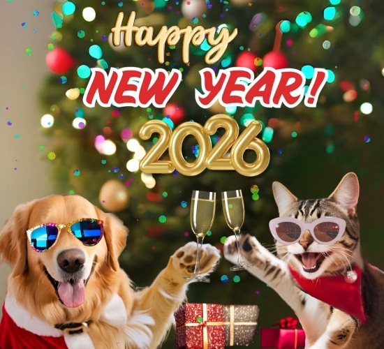 Toast To A Year Filled With Happiness.