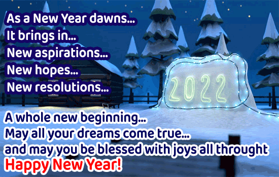New Year, Inspirational Wishes....