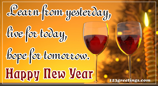 New Year Inspirational Message! Free Happy New Year Messages eCards