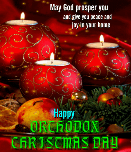 Happy Orthodox Christmas Day Free Orthodox Christmas eCards 123
