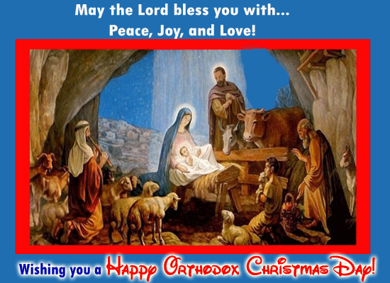 Time Of Joy! Free Orthodox Christmas eCards, Greeting Cards | 123 Greetings