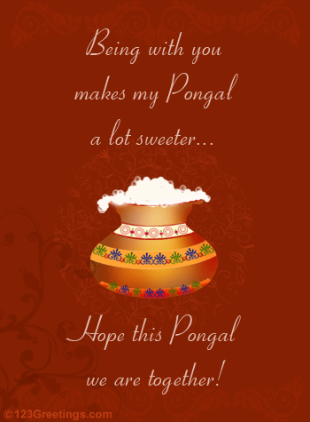 Sweet Wishes On Pongal...