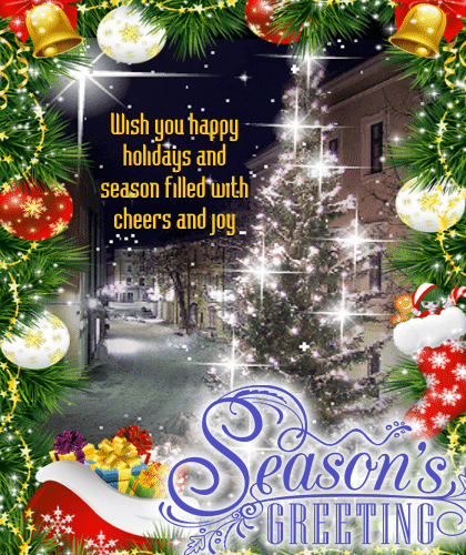 A Season Filled With Cheers And Joy.