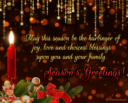 Sparkly Season’s Greeting For You...
