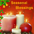 Season&apos;s Greetings And Blessings.