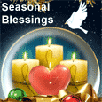 Season's Greetings, Peace And Joy.
