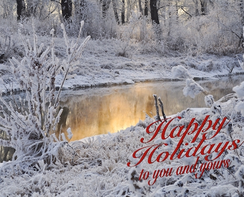 Happy Holidays To You...