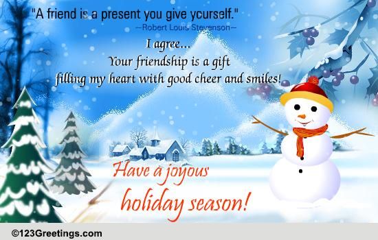 Friends Are A Gift...