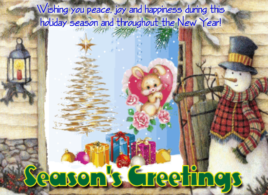 A Nice Season’s Greetings Card.