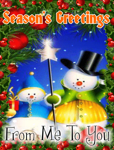 A Season’s Greeting Card For You.