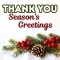 Send Your Seasons Greetings Thank You