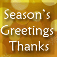 Season's Greetings Thankful Wish...