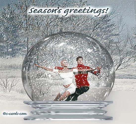 Season’s Greetings Ice Skating.