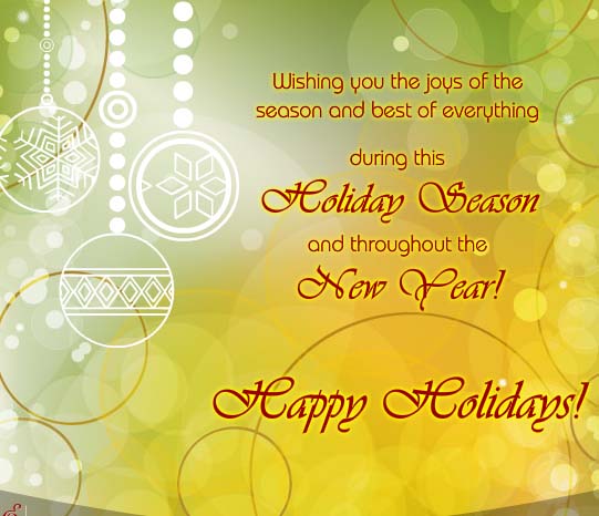 Season’s Greetings And Happy Holidays! Free Warm Wishes eCards | 123 ...