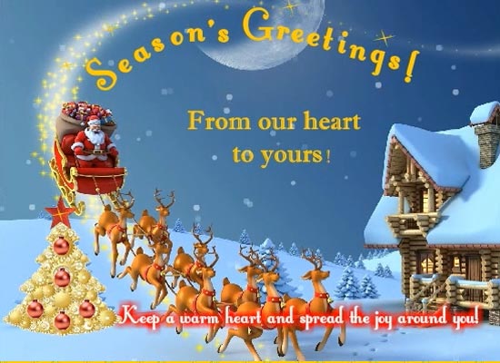 Believe In The Magic Of The Season! Free Warm Wishes eCards | 123 Greetings