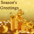 Season&apos;s Greetings And Happy Holidays!